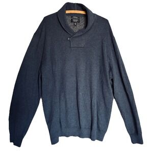 Nordstrom Men's Shop 1XB Cashmere Sweater Shawl Neck Executive Business OldMoney